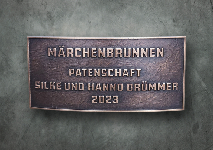 Gedenktafel Märchenbrunnen Düsseldorf