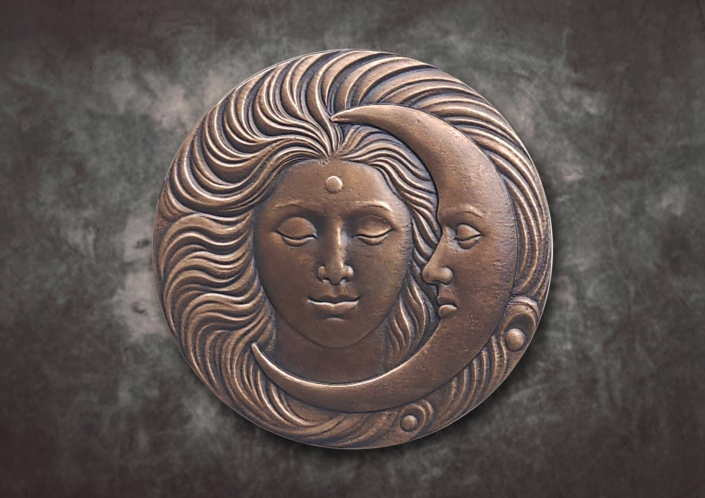 Medaillon Sonne_Mond