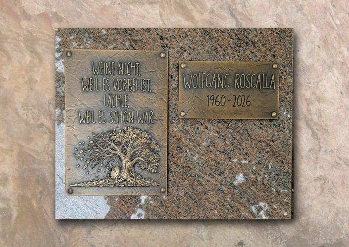 Rasengrab Wiesengrab Bronze
