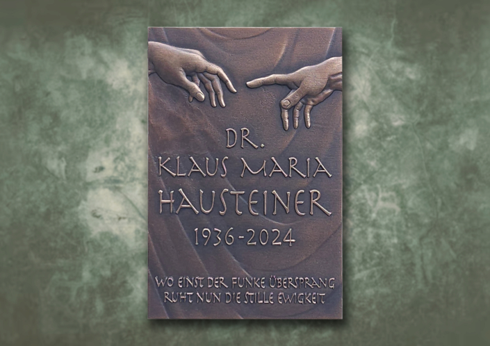 Schrifttafel Bronze Hausteiner